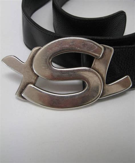 ysl belt buckle y& 39|vintage YSL belt buckle.